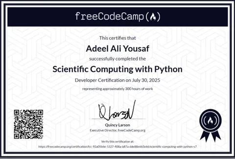 Scientific Computing with Python